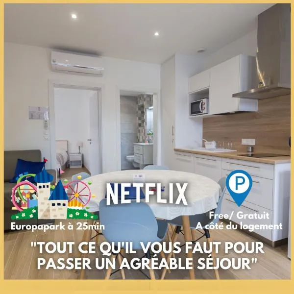 Sollaris Appartements RDC à 11km de Europa-Park，位于Friesenheim的酒店