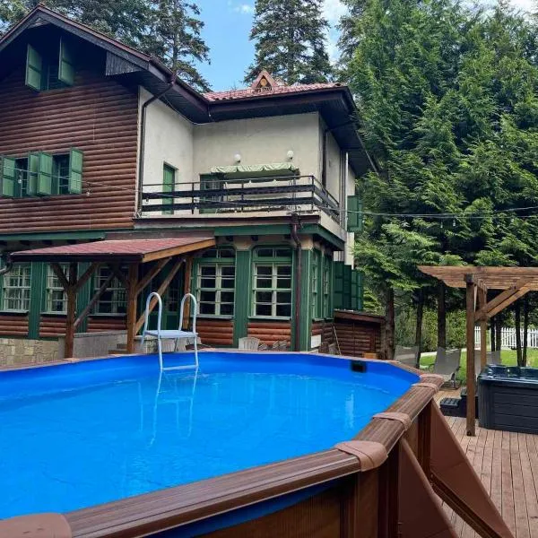 Villa Adis with Hot Pool & Jacuzzi by BookVillaBG，位于波罗维茨的酒店