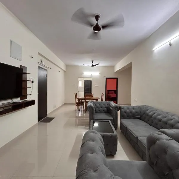 Mee Homes Madhapur Family Stay Fully Furnished 2 BHK Premium Flats 302，位于海得拉巴的酒店