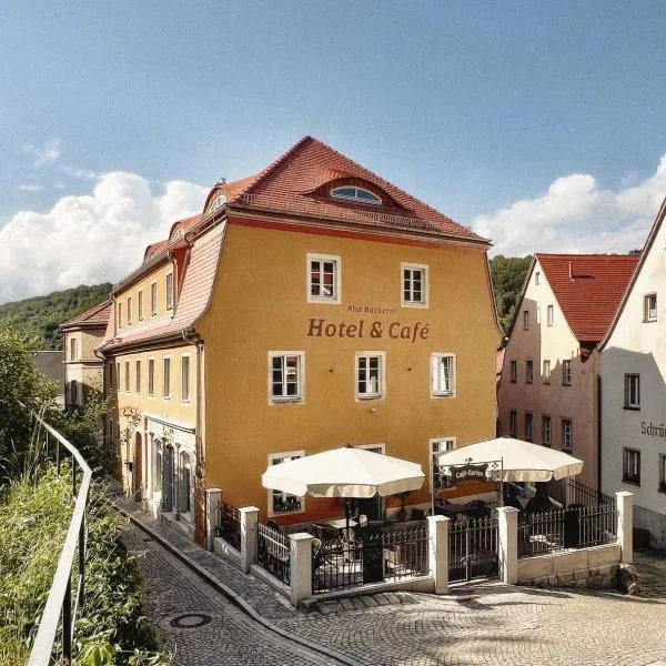 Alte Bäckerei Königstein Aparthotel und Café，位于巴特尚道的酒店