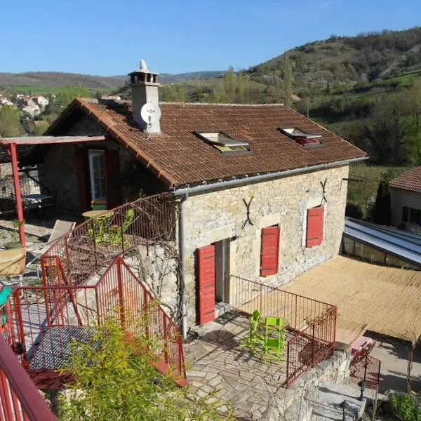 Havre de paix dans les Gorges du Tarn，位于塔恩河畔里维耶尔的酒店