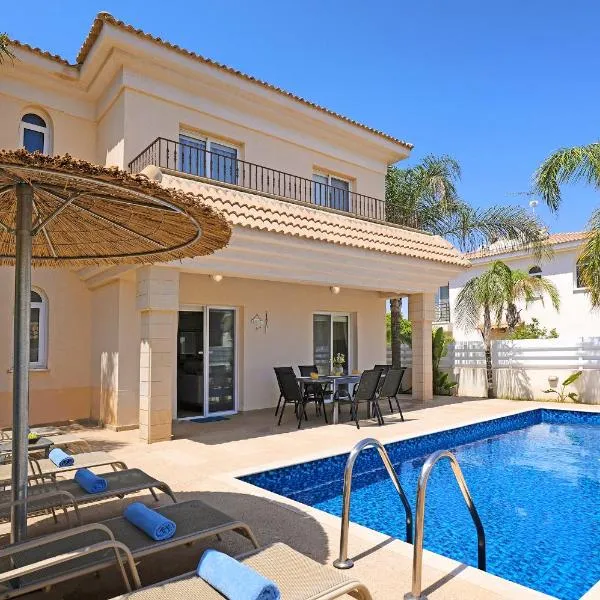 Villa Angelina - 300m from Kapparis beach，位于帕拉利米尼的酒店
