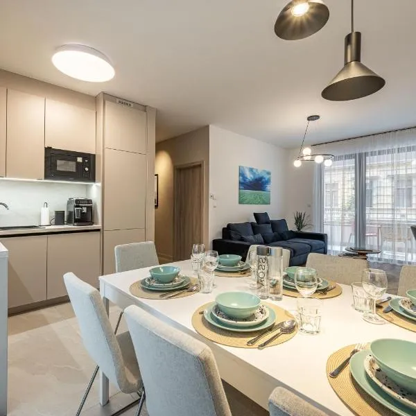 3 Bedroom Condo w Garage and Balcony，位于布达佩斯的酒店