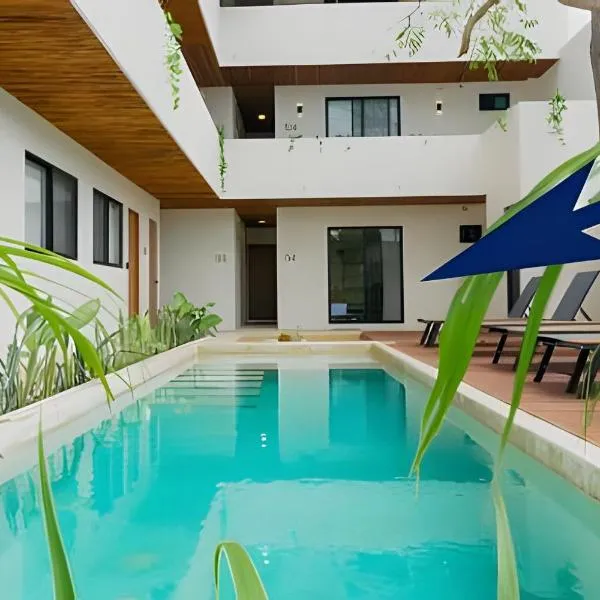 Cedro Departamentos Bacalar，位于巴卡拉尔的酒店