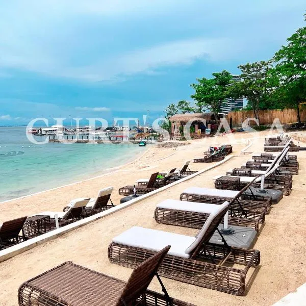 1BR Condo in Mactan Newtown Pool and Beach!，位于Punta Engaño的酒店