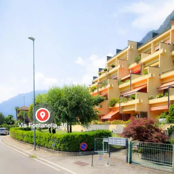 LF_SUITE_ Lugano Lake_ Ampia Terrazza ; Spiaggia privata_ WI-FI_ Netflix_，位于瓦尔索达的酒店