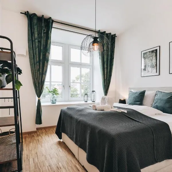 Oasis Appart - Wohnen in Dresden - Netflix - Tiefgarage - Dachterrasse，位于德累斯顿的酒店