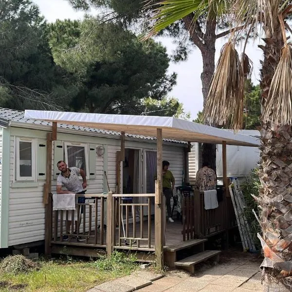 Mobile home camping Pedro，位于勒格劳德阿格德的酒店