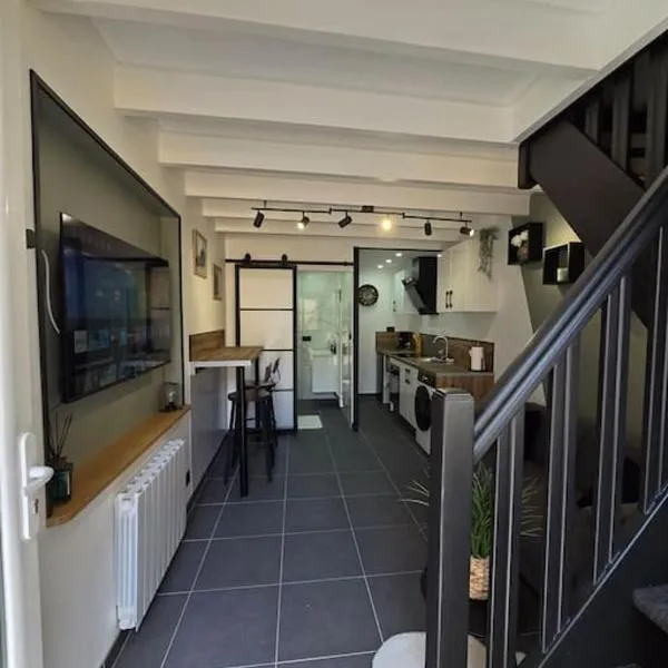 Appartement T2 en duplex，位于La Verpillière的酒店