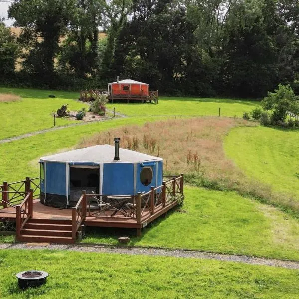 Allercombe Farm Glamping Yurts & Wild Camping，位于South Brent的酒店