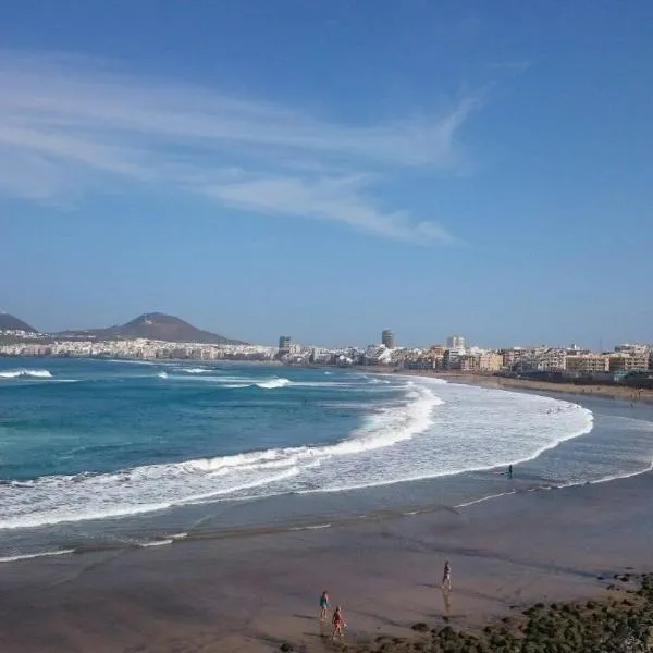 Palmara Las Canteras alquiler por habitación，位于大加那利岛拉斯帕尔马斯的酒店