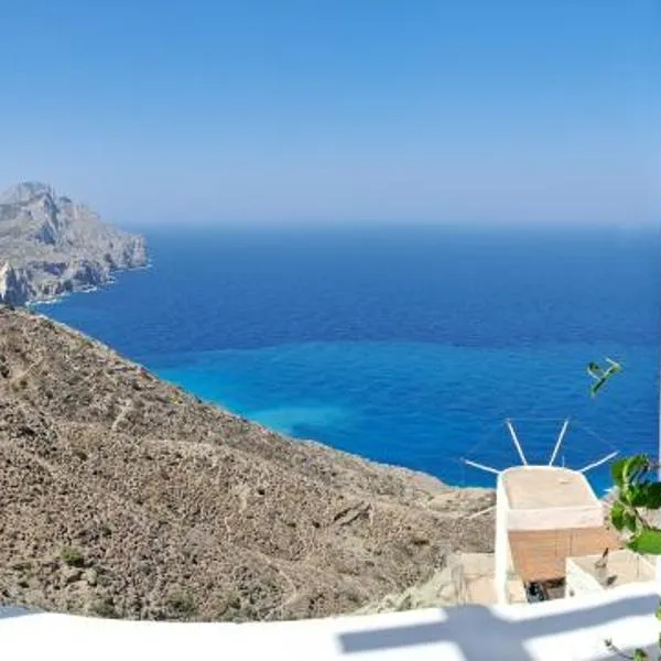 Anemos Guest House Karpathos，位于Olympos的酒店