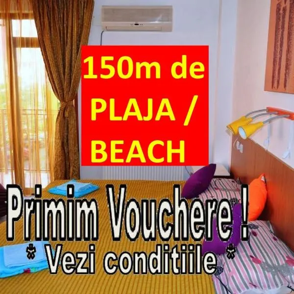 Garsoniere Victor Seaview Aer Conditionat- Bucatarie-Primim Carduri Vacanta-Pet Friendly la 3 minute de Plaja Reyna-Zoom Beach，位于康斯坦察的酒店