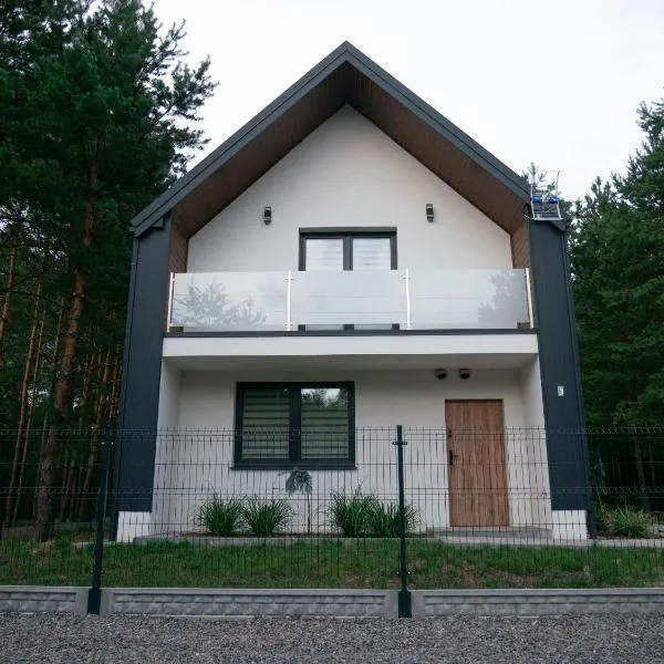 Domy Leśne Szumy na Roztoczu - JACUZZI SAUNA SPA，位于兹维日涅茨的酒店