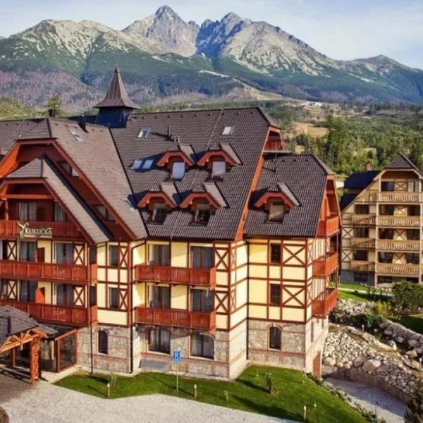 Hotel Kukučka apartmán 310 s balkónom - výhľad na Tatry，位于高塔特拉山的酒店