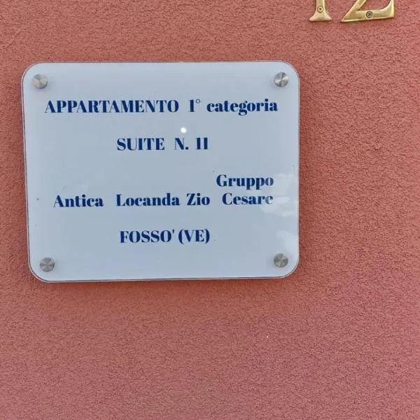 Zio Cesare Fossò 12，位于Fossò的酒店