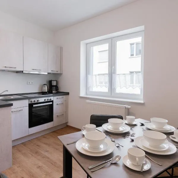 Ferienwohnung im Grünen von Magdeburg mit WLAN und Balkon，位于马格德堡的酒店