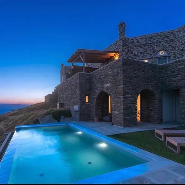 Villa Cybele Tinos，位于Kardiani的酒店