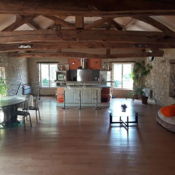 Maison type loft au coeur du village，位于Simorre的酒店