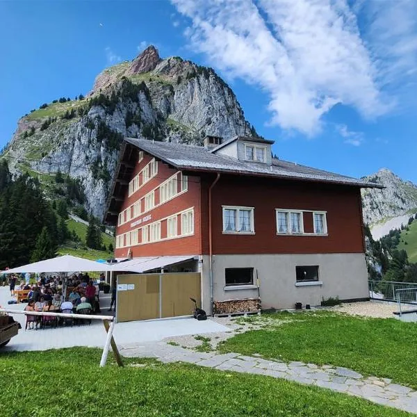 Berggasthaus Holzegg - Accessible Only by Cable Car，位于Alpthal的酒店