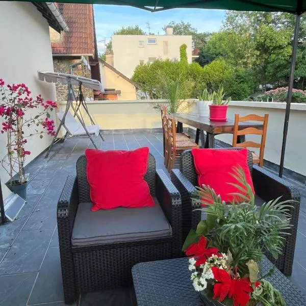 3Chambre calme première étage，位于Montgeron的酒店