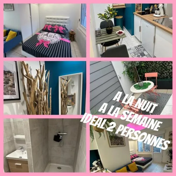 Appartement 2 personnes romantique tout confort alentours Boulogne sur mer 3 etoiles，位于Samer的酒店
