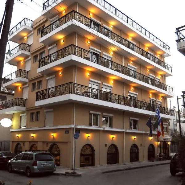 阿尔肯酒店，位于Loutrós的酒店