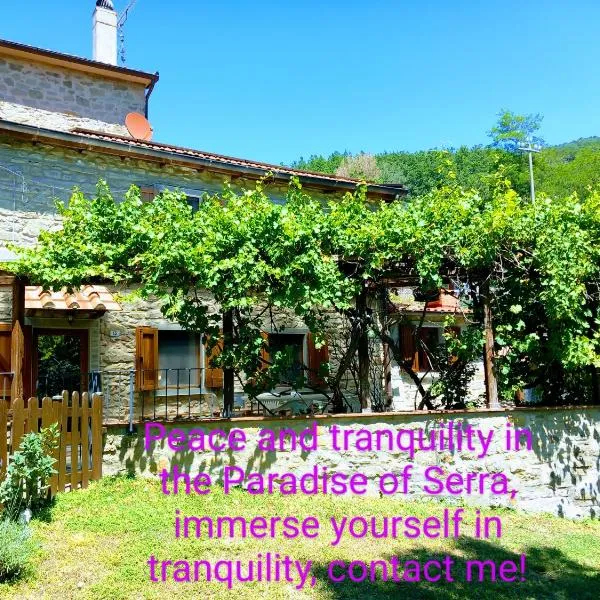 The house in the paradise of Serra.，位于基乌西德拉韦尔纳的酒店