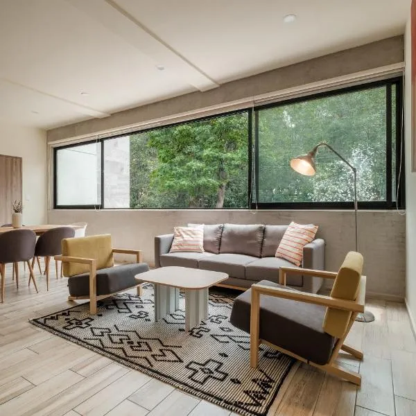 Polanco Prime Location Suites - Near USA Embassy & Citibanamex，位于墨西哥城的酒店