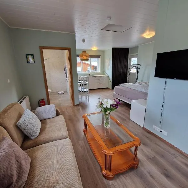 Cozy studio apartment，位于Súðavík的酒店