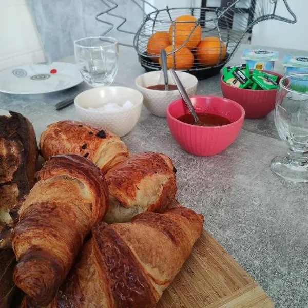 Chambres chez l'habitant proche sortie A10，位于蓬的酒店