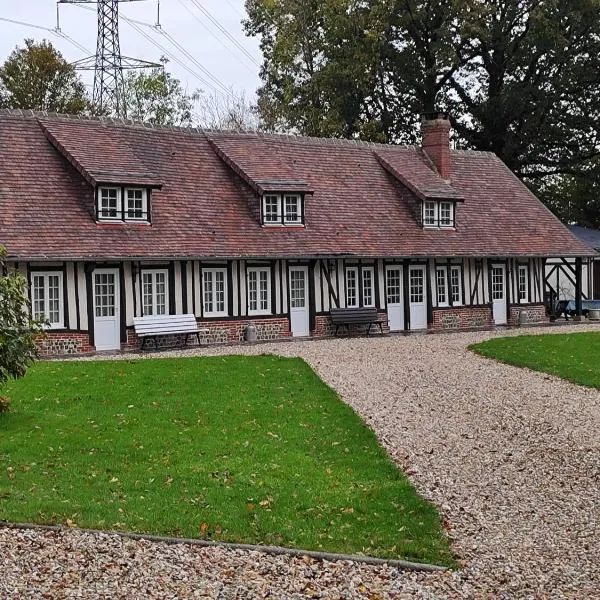 Gîte Le Clos Maridor - Grande Longère Normande -15 personnes，位于Saint-Martin-Saint-Firmin的酒店
