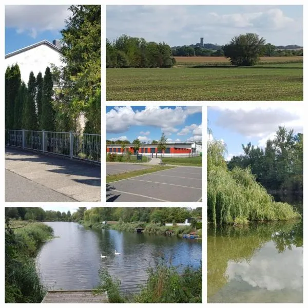 Ferienwohnung Monika Staßfurt OT Üllnitz an der A14，位于Glöthe的酒店
