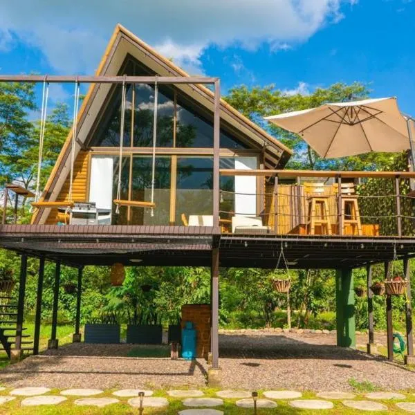 Glamping Villas del Llano，位于比亚维森西奥的酒店