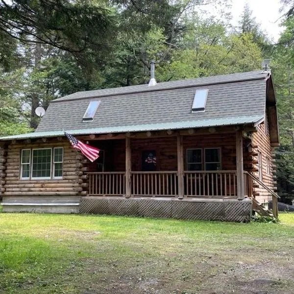 Rustic Retreat Cozy Log Cabin，位于威尔明顿的酒店