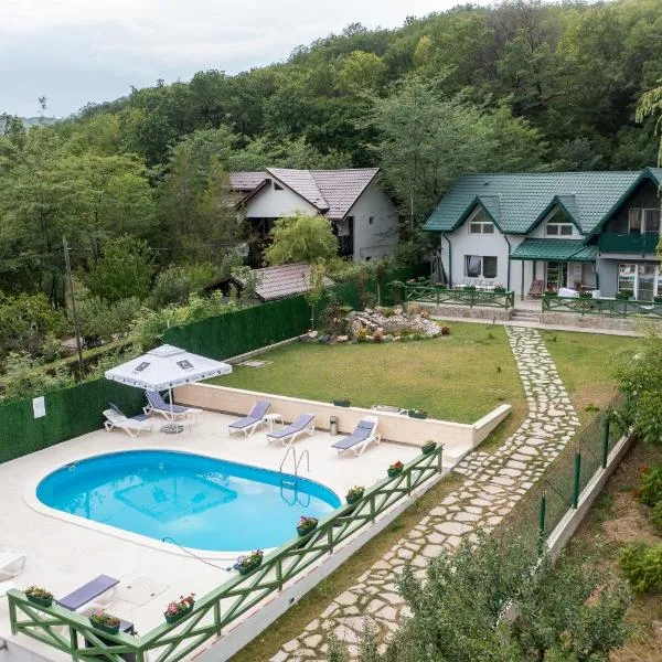 Casa Senik Monteoru Piscina si Jacuzzi，位于布泽乌的酒店