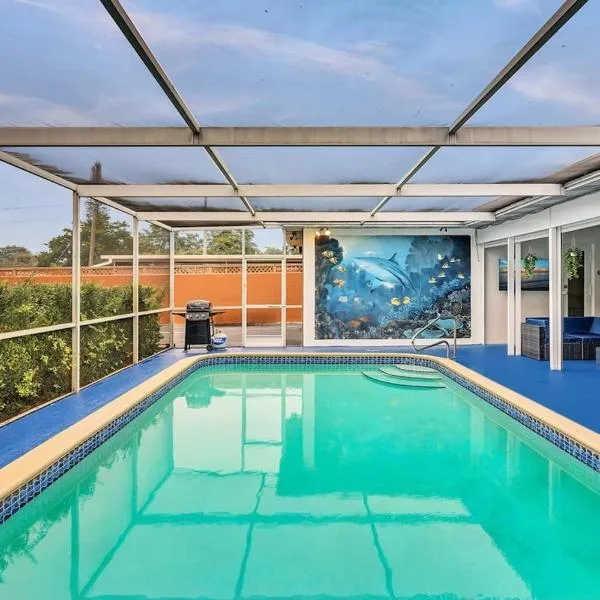 Vacation Villa W Heated Pool Beach & Casino，位于好莱坞的酒店