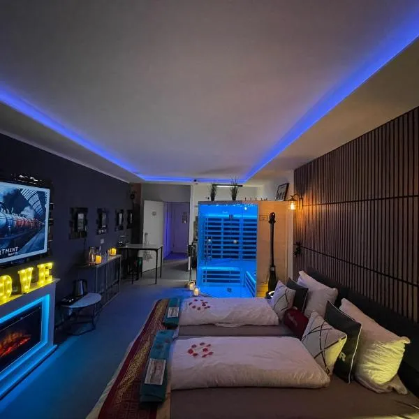 Themenpartment privater SPA，位于盖尔森基兴的酒店