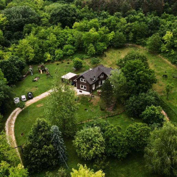 Cosy Forest House，位于Gánt的酒店