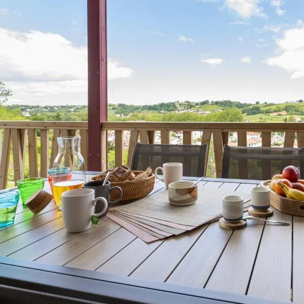 Chalet ILUNA climatisé 2 à 6 pers 3ch 2 sdb piscine et sérénité，位于阿斯帕朗的酒店