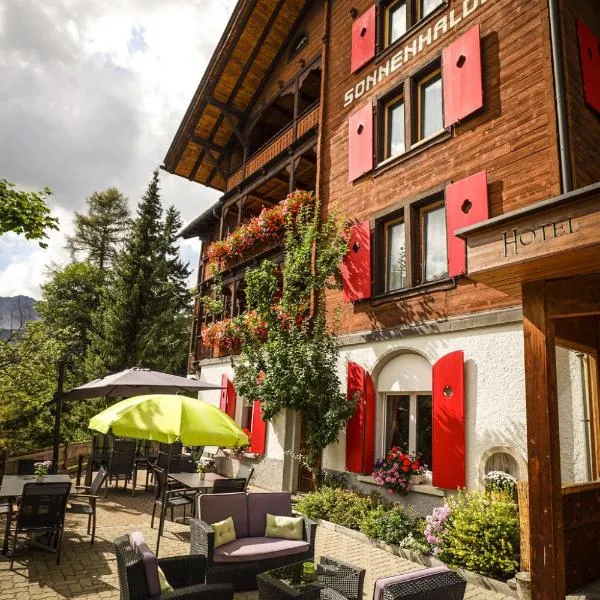 Hotel Garni Sonnenhalde，位于Frauenkirch的酒店