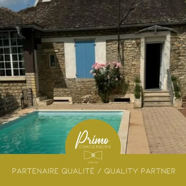 Le Clos Poncétys - Villa avec Piscine By Primo，位于Davayé的酒店