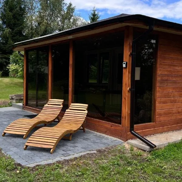 Cabin Juodupė，位于Endriuškaičiai的酒店