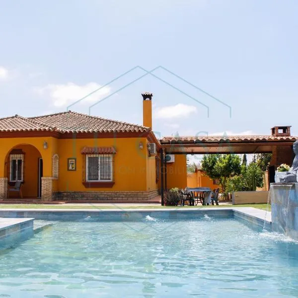Villa Zahara de 3 habitaciones con Piscina，位于加的斯的酒店