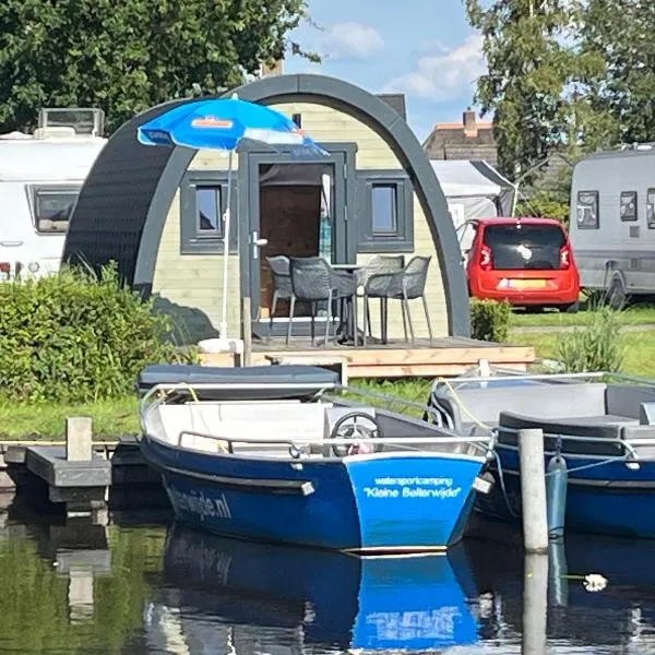 Camping Kleine Belterwijde, Pod, Tiny House aan het water，位于Belt-Schutsloot的酒店