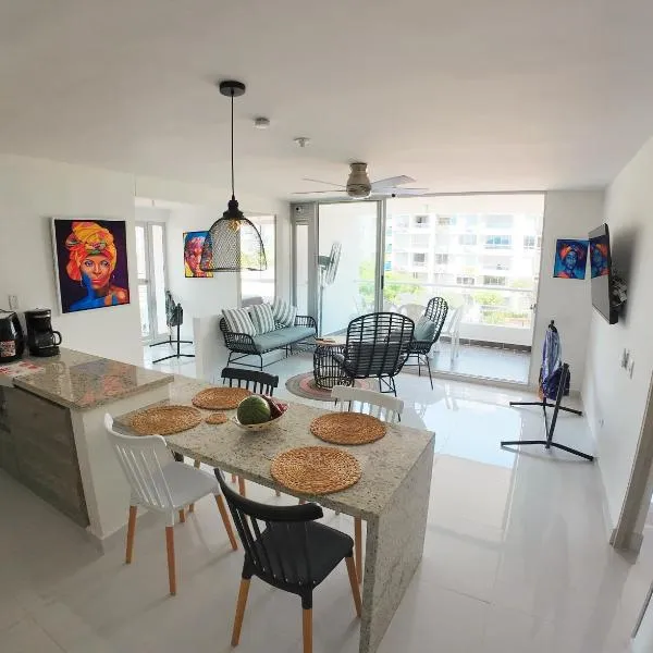 Ricaurte Apartamento Peñazul nuevo 90mts，位于里考尔特的酒店