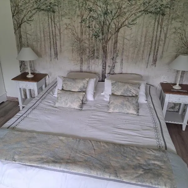 CHAMBRE D'HOTES 2 à LA CAMPAGNE DANS UN CADRE VERDOYANT，位于Beaucourt-sur-lʼAncre的酒店