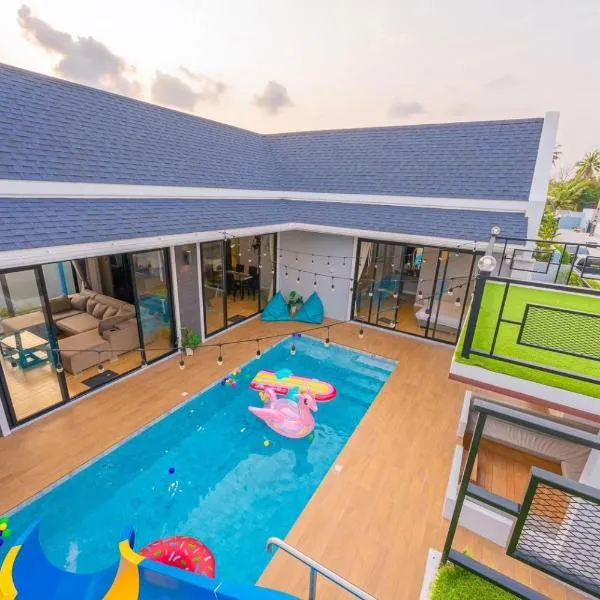 Wonder Hills Pool Villa Pattaya 泳池别墅，位于Ban Map Fakthong的酒店