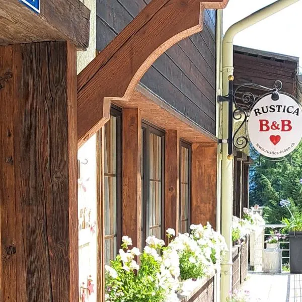 B&B Chalet Rustica Inden, Leukerbad，位于Inden的酒店