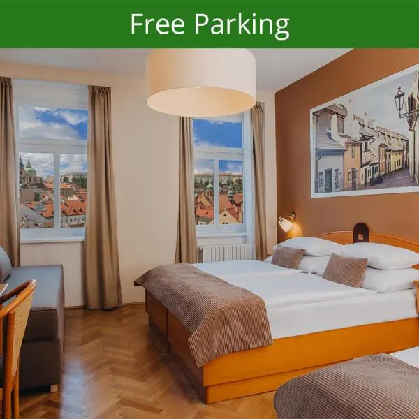 Hotel Merkur - Czech Leading Hotels，位于布拉格的酒店